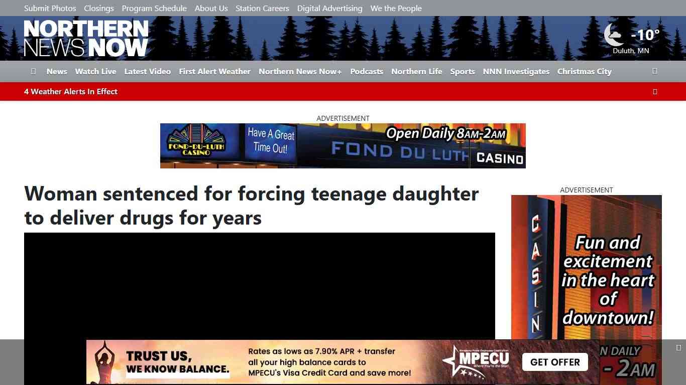 Woman sentenced for forcing teenage daughter to deliver drugs for years