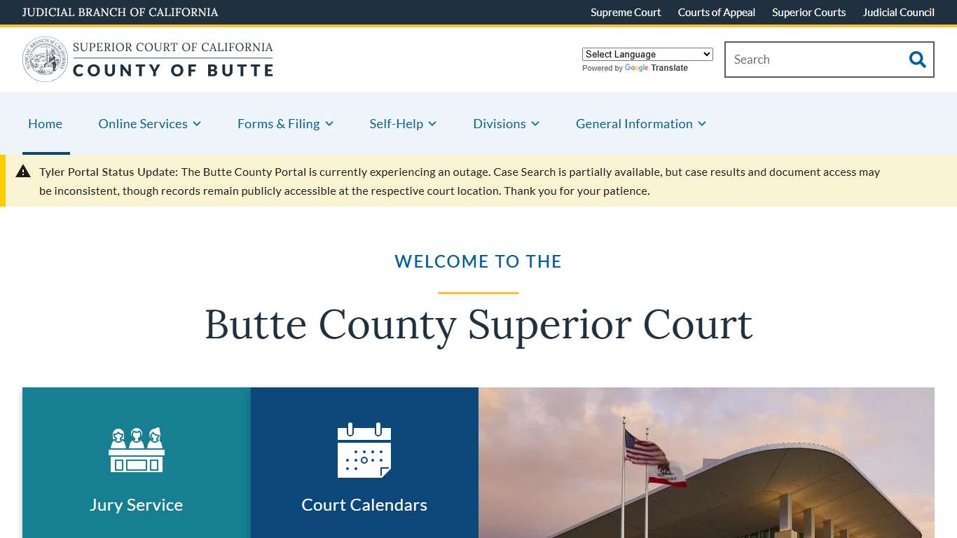 Home | Superior Court of California | County of Butte